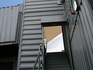 Barking Riverside Shipping Container Marketing Suite
