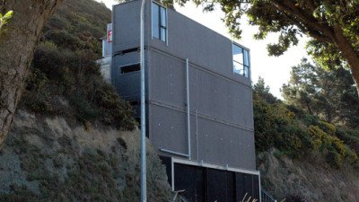 Cliffside Shipping Container Home in New Zealand
