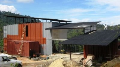 Recycled Container House in Bukit Tinggi, Malaysia