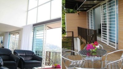Recycled Container House in Bukit Tinggi, Malaysia
