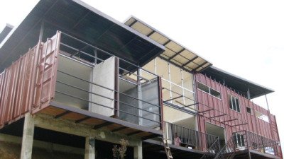 Recycled Container House in Bukit Tinggi, Malaysia