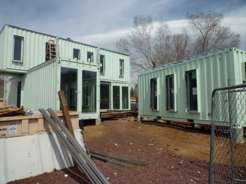 The Jones-Glotfelty Shipping Container Home, Flagstaff Arizona The Jones-Glotfelty Shipping Container Home, Flagstaff Arizona
