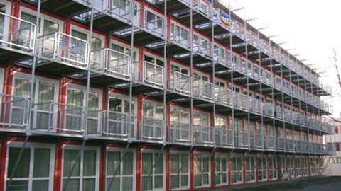 Keetwonen (Amsterdam Student Shipping Container Housing) 