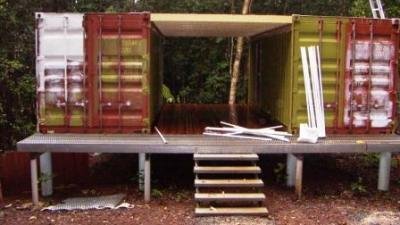 A Shipping Container Rainforest Research Center