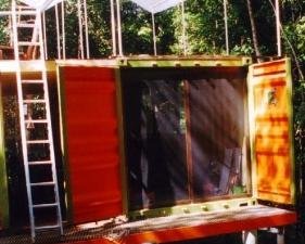 A Shipping Container Rainforest Research Center