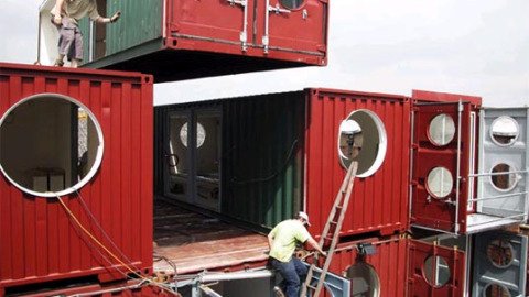 The Container City Project at Trinity Buoy Wharf, London's Docklands