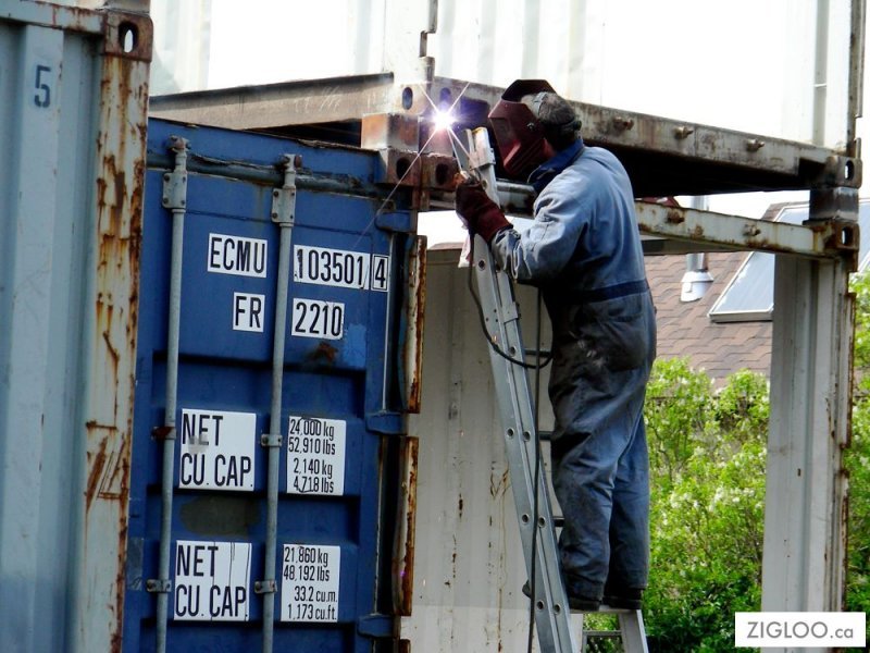 The Zigloo Domestique Shipping Container House Project – Victoria BC