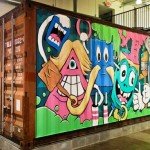 Greg Mike's Recycled Shipping Container Art Project