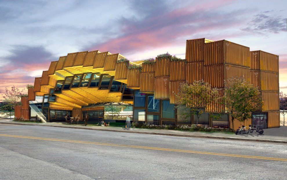 The eCORRE Complex - A Shipping Container Environmental Center Proposal By APHIDoIDEA